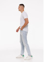 Чоловіча футболка Slim Fit з V-вирізом, 100% полірована бавовна | Наталюкс 12-1316