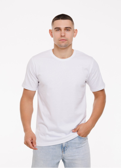 Чоловіча футболка Slim Fit з 100% полірованої бавовни | Наталюкс 12-1338