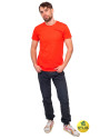 Чоловіча футболка Slim Fit з 100% полірованої бавовни | Наталюкс 12-1338
