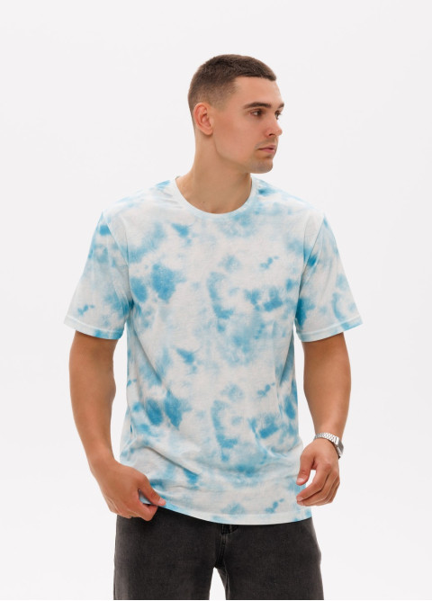 Чоловіча футболка Tie-Dye з модалу і бавовни 50/50 | Наталюкс 45-1323