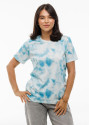 Жіноча футболка з модалу і бавовни, принт tie-dye | Наталюкс 45-2363