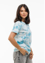 Жіноча футболка з модалу і бавовни, принт tie-dye | Наталюкс 45-2363