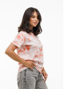 Жіноча футболка з модалу і бавовни, принт tie-dye | Наталюкс 45-2363