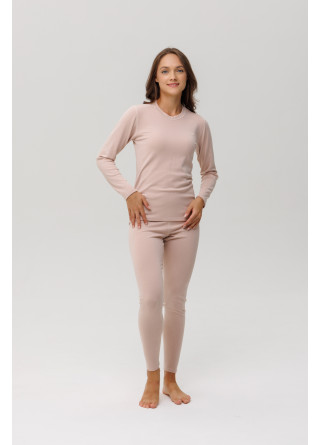 Жіночий комплект термобілизни з плоскими швами (термокофта та лосини) | Наталюкс 98-2637